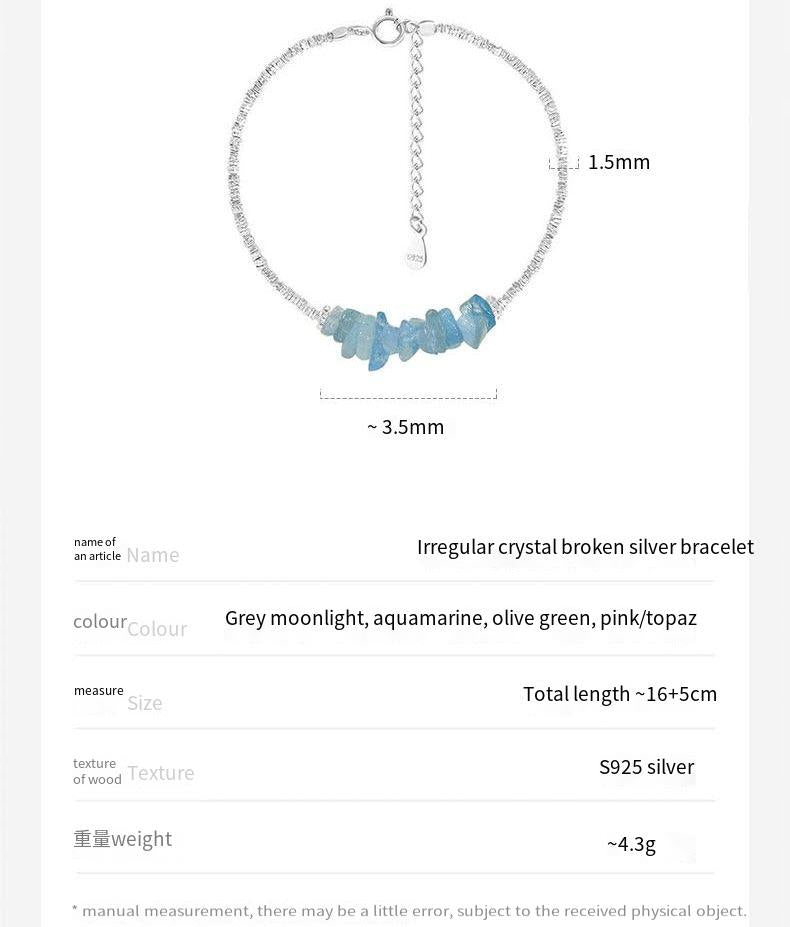 s925 sterling silver aquamarine necklace bracelet