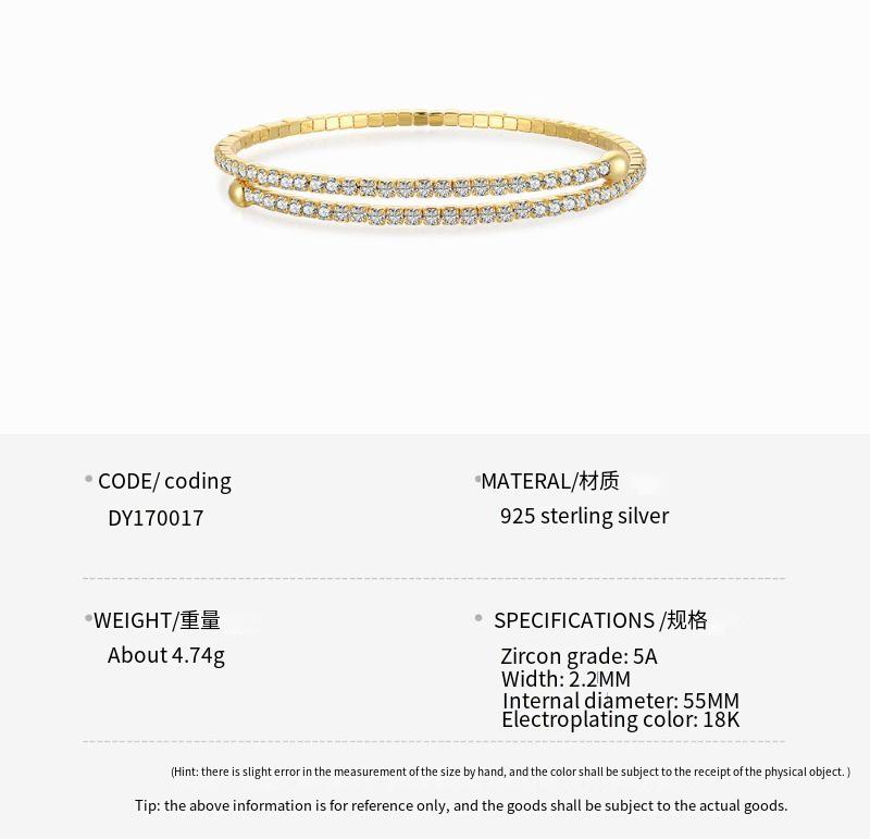 S925スターリングシルバーブレスレット