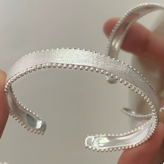Pure Silver 999 Brushed Silver Bracelet