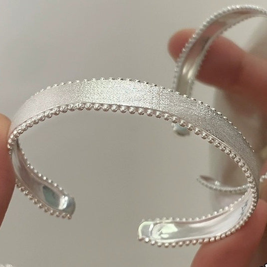 Pure Silver 999 Brushed Silver Bracelet
