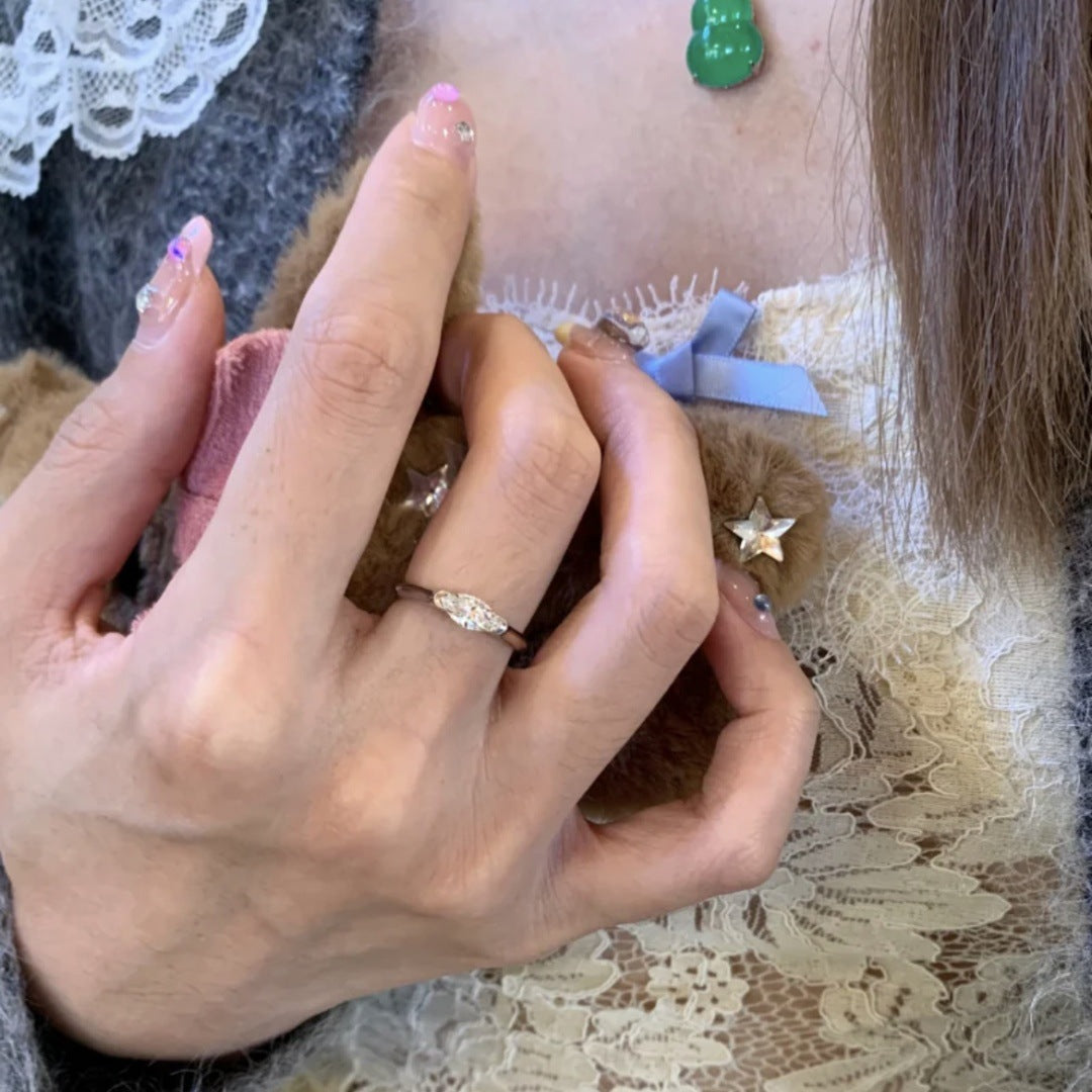 ホースアイダイヤモンドリング