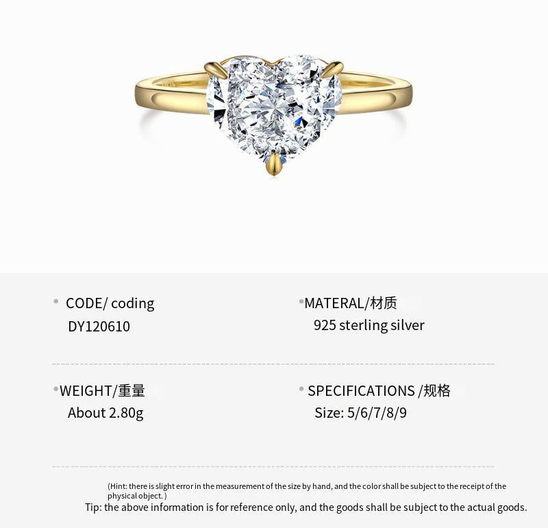 S925 sterling silver ring