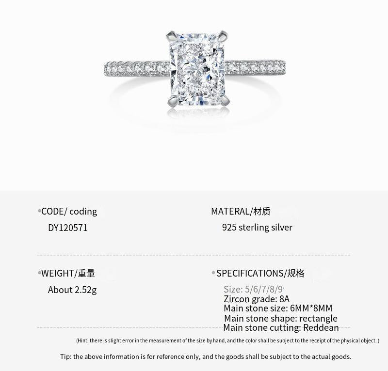 S925 sterling silver ring