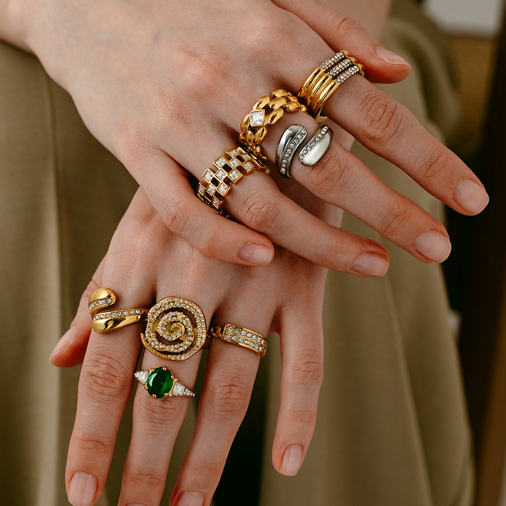 18K Gold Plated Open Ring