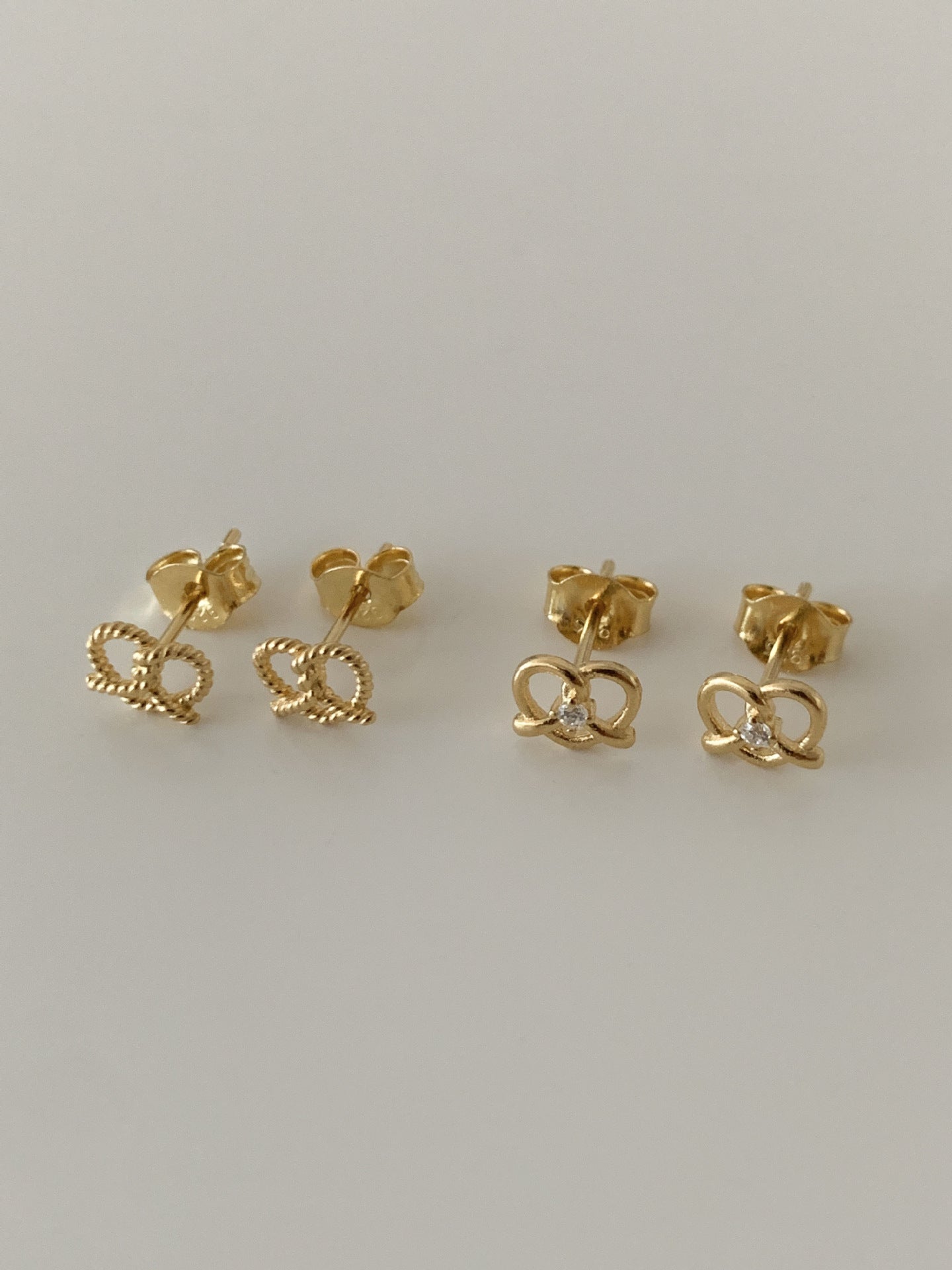 925 sterling silver cute small hollow cross love earrings