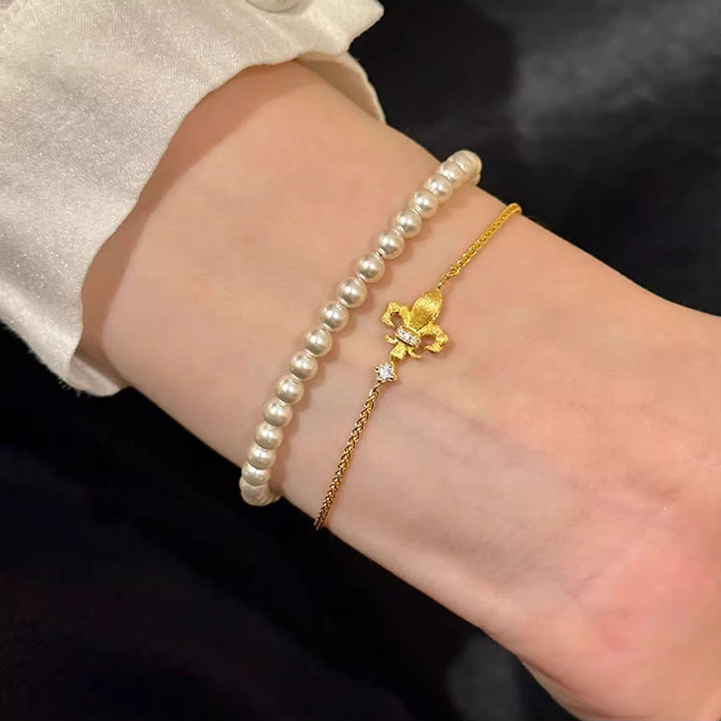 S925 Sterling Silver Iris Brushed Bracelet