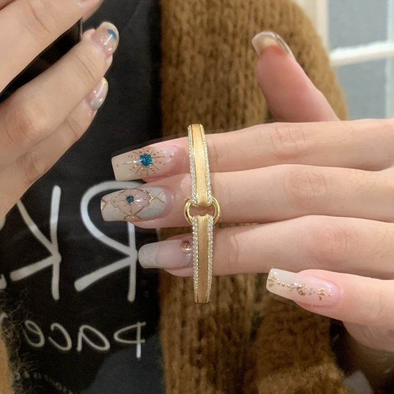 ロックジルコンブレスレット