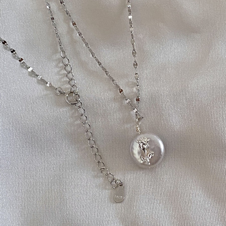 バロックパールS925スターリングシルバーネックレス