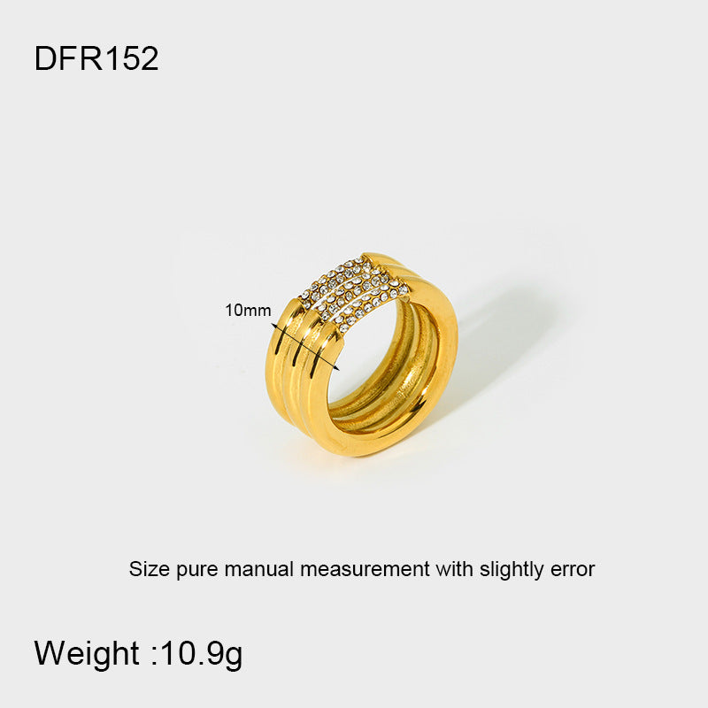 18K Gold Plated Open Ring