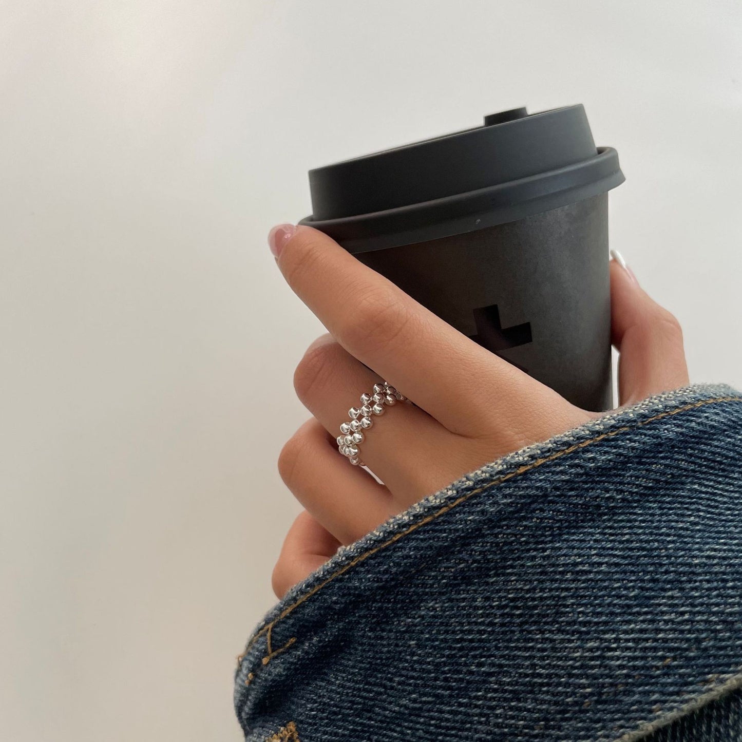 925 Sterling Silver Flower Ring