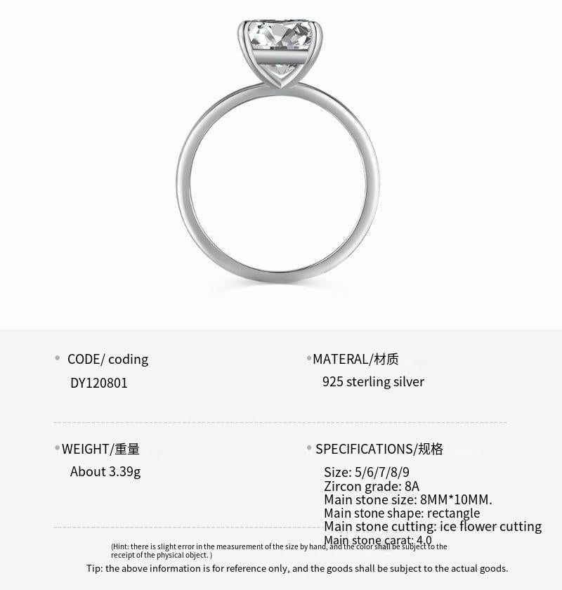 S925 sterling silver ring