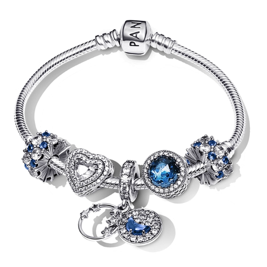 925 Silver Shining Galaxy Bracelet