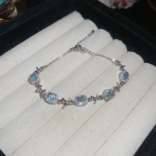 Zircon adjustable bracelet